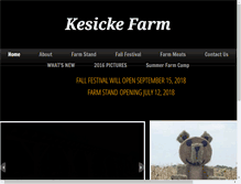 Tablet Screenshot of kesickefarm.com